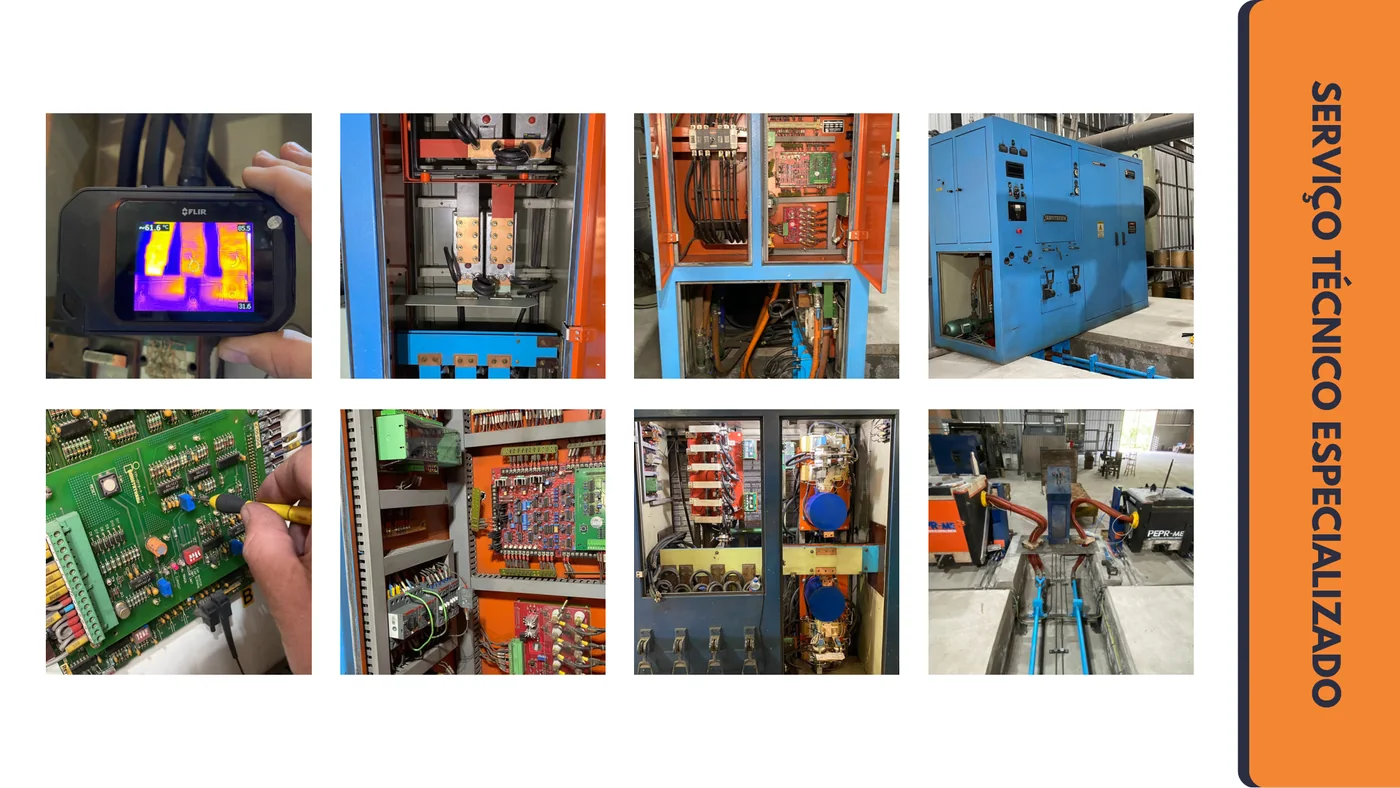 Serviço técnico especializado em painel industrial